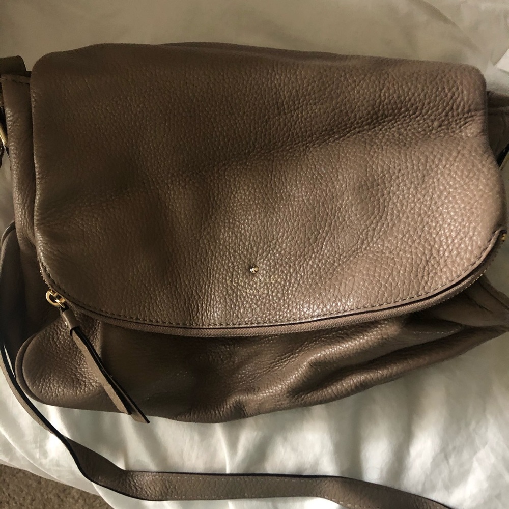 KATE SPADE FLAP SHOULDER PURSE